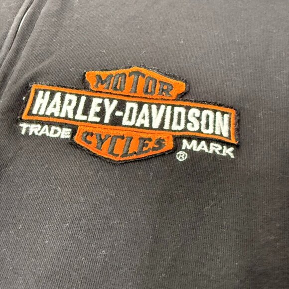 NWT Harley Davidson Women's Full Zip Graphic‎ Track Jacket Medium - Picture 5 of 7